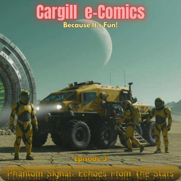 Wayne A. Cargill ~ Client Scout graphic design for Cargill e-Comics episode 3 Phantom Signal: Echoes om The Stars. Because It's Fun!