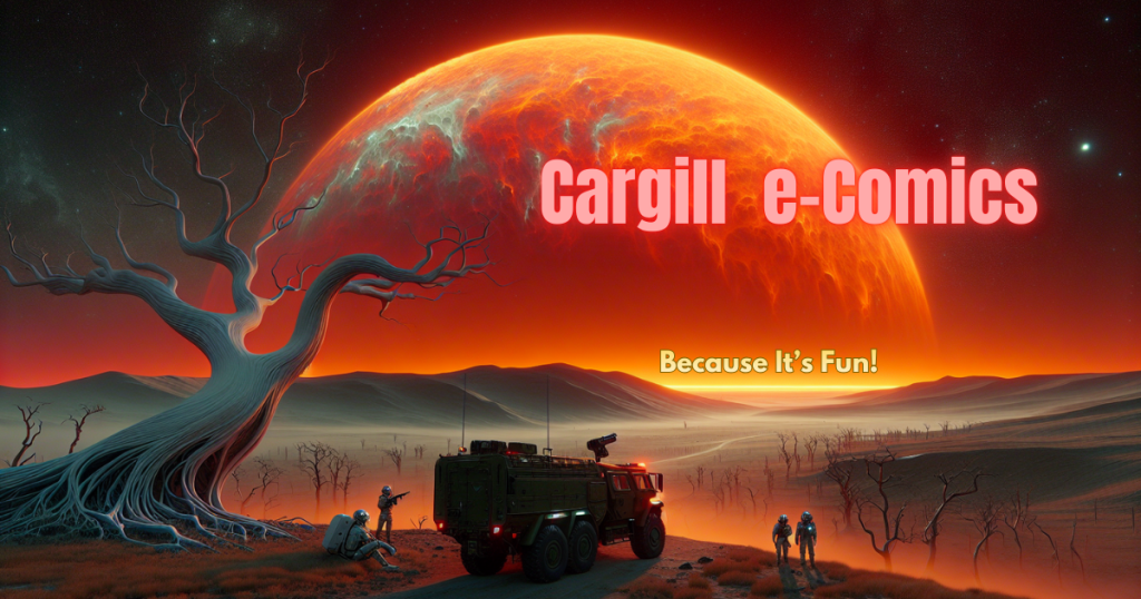 Wayne A. Cargill ~ Client Scout rendering of Cargill e-Comics Because It's Fun!