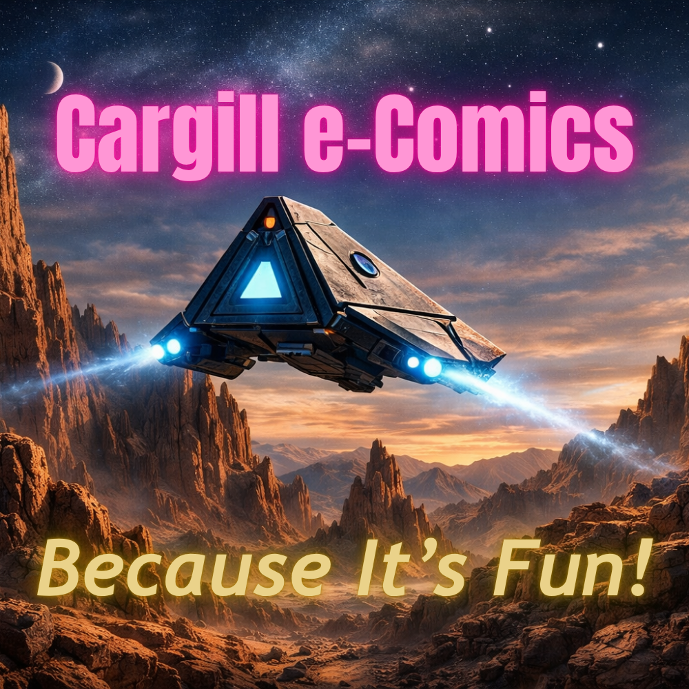 Wayne A. Cargill ~ Client Scout graphic design for Cargill e-Comics Beyond The Horizon: Episode 1. Because It's Fun