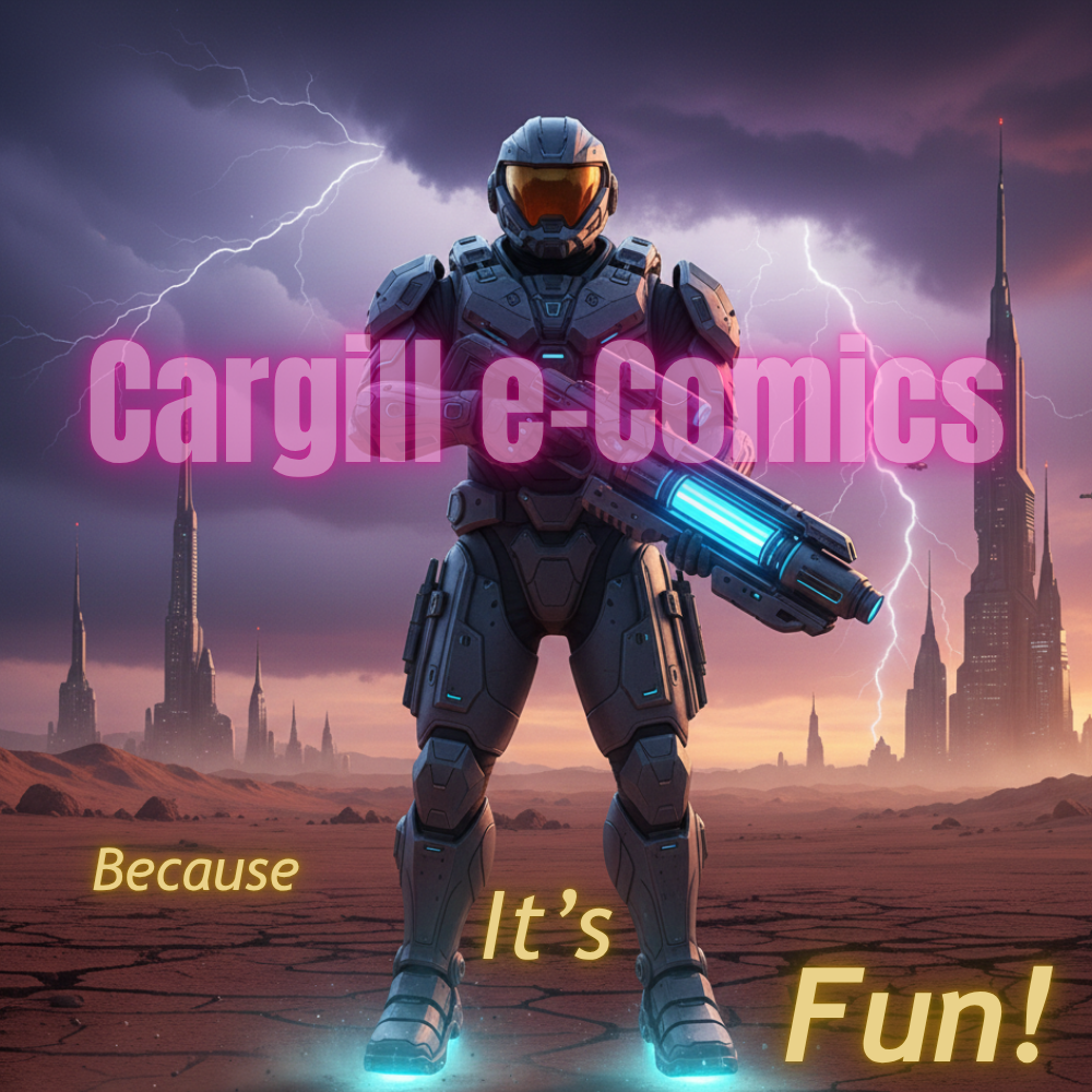 Wayne A. Cargill ~ Client Scout graphic design for Cargill e-Comics Beyond The Horizon: Episode 1. Because It's Fun