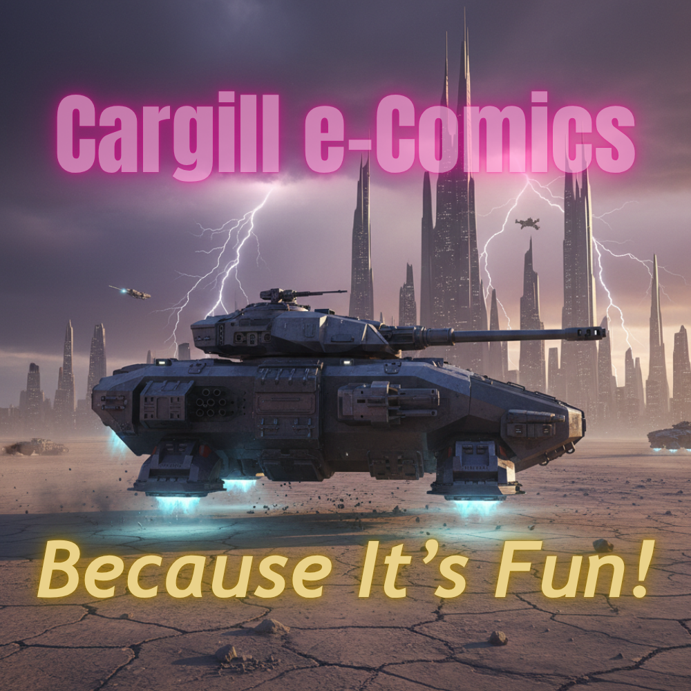 Wayne A. Cargill ~ Client Scout graphic design for Cargill e-Comics Beyond The Horizon: Episode 1. Because It's Fun