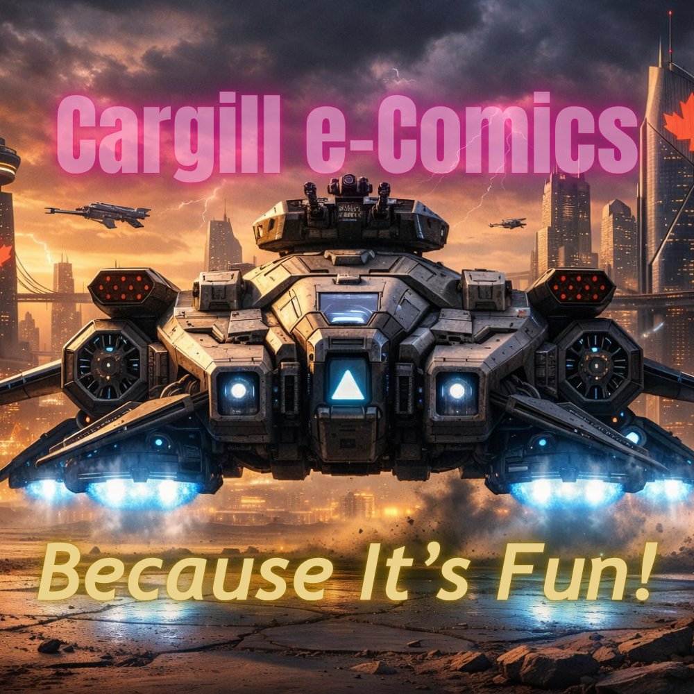 Wayne A. Cargill ~ Client Scout graphic design for Cargill e-Comics Beyond The Horizon: Episode 1. Because It's Fun